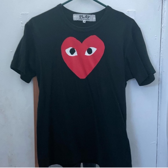 Comme des Garcons PLAY Other - Comme Des Garcons Black Shirt Size Medium